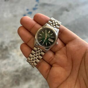 Vintage Seiko 5 Actus 21 Jewels Day Date Wrist Watch 6309-6010 New Old Stock